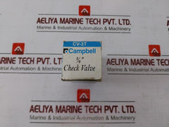 Campbell Cv-3t Check Valve