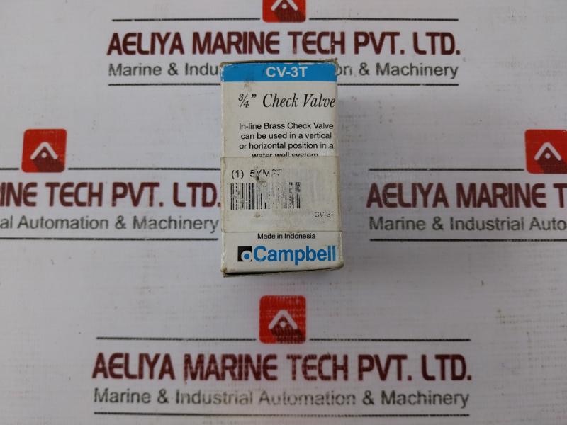 Campbell Cv-3t Check Valve