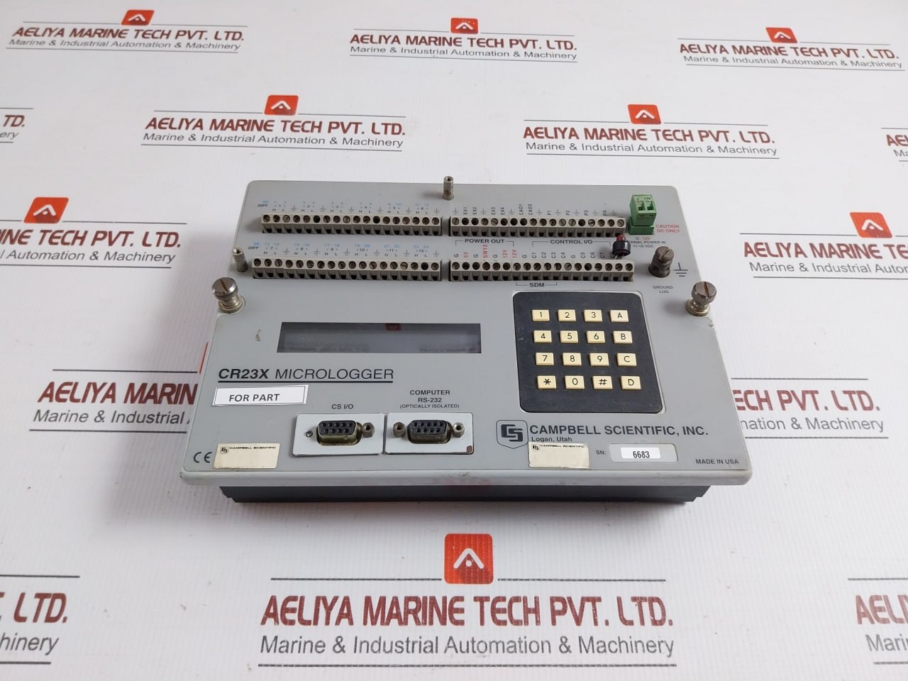 Micrologger Data Logger Cr23X Campbell Scientific 11-16Vdc