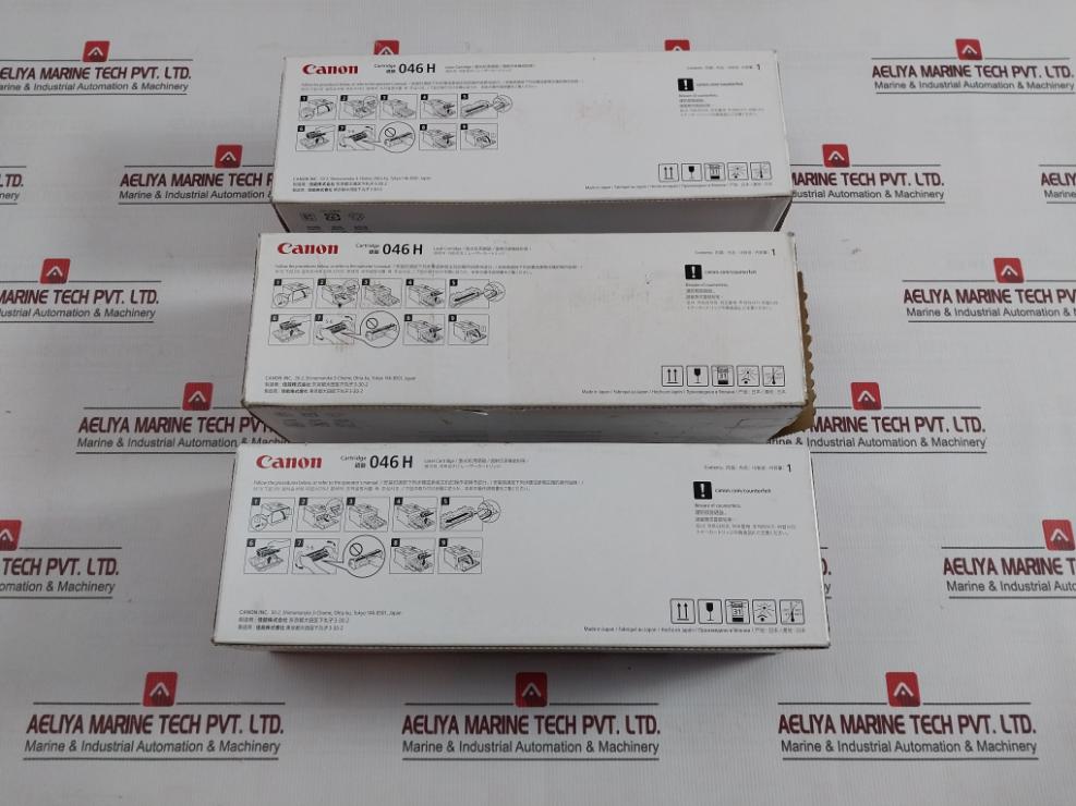 Canon 046 H Toner Cartridge Crg-046Hmag, Crg-046Hyel, Crg-046Hcyn (3-color Set)