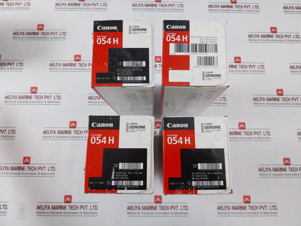Canon 054 H Toner Cartridge 4-Color Set
