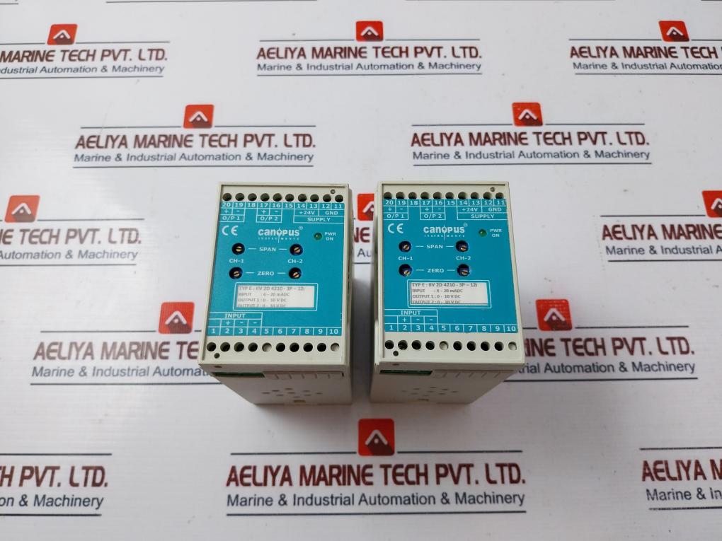 Canopus Instruments Iiv 2D 4210-3P-12I Signal Isolator 4-20 Madc