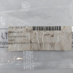 Cap For Push-bolt Bowthruster Part Number 5