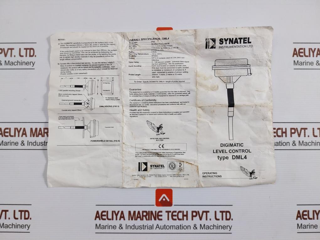 Capacitance-Level-Control-Unit-24-Vdc-50-60Hz-Synatel-DML4-DW-M300541A-210341-13