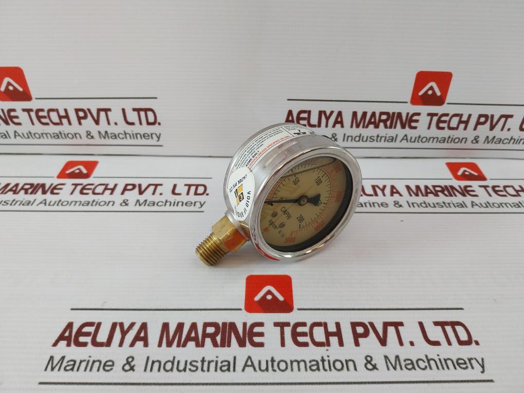 Capri 2.5” Ssc Btm Pressure Gauge 0-200 Kg/Cm2 0-3000 Psi E1303780743