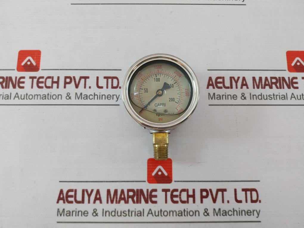 Capri 2.5” Ssc Btm Pressure Gauge 0-200 Kg/Cm2 0-3000 Psi E1303780743