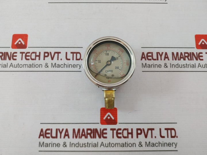 Capri 2.5” Ssc Btm Pressure Gauge 0-200 Kg/Cm2 0-3000 Psi E1303780743