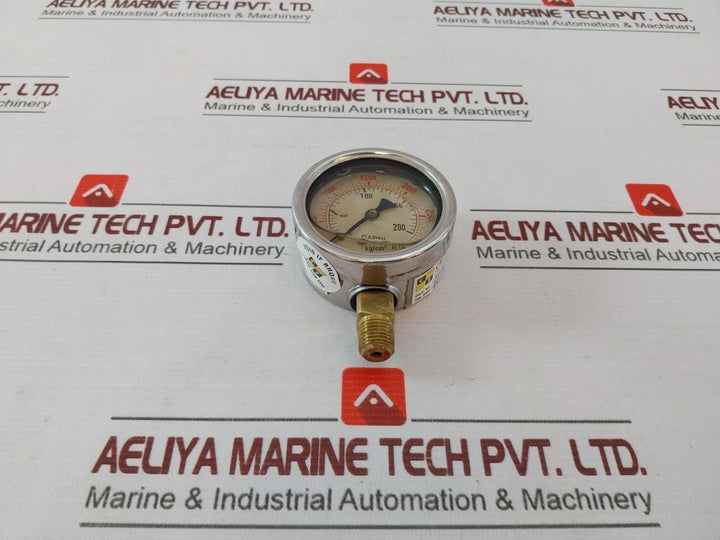 Capri 2.5” Ssc Btm Pressure Gauge 0-200 Kg/Cm2 0-3000 Psi E1303780743