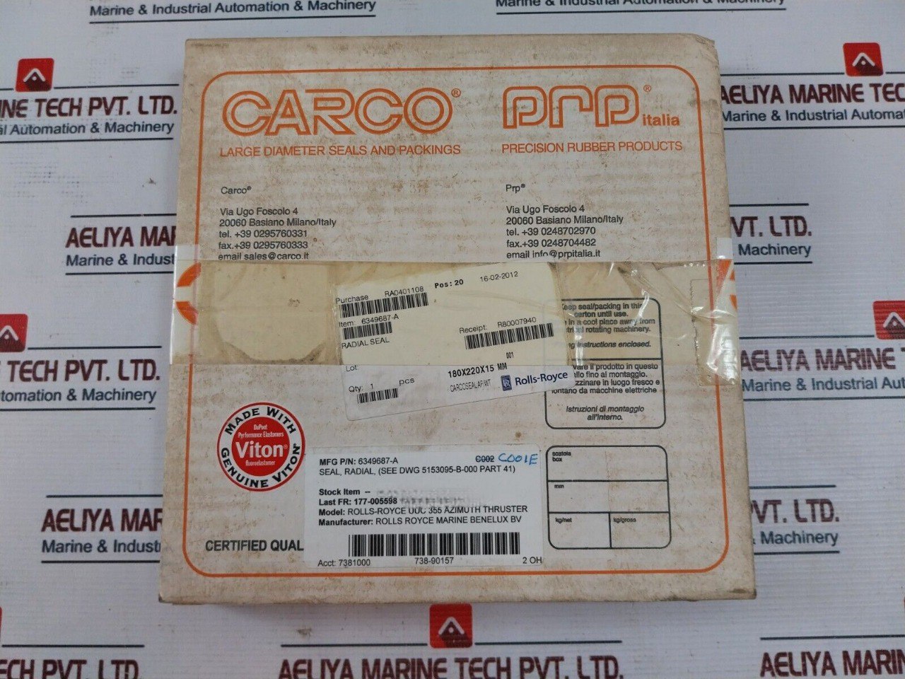 Carco Seal/Apwt/Z420 Radial Seal 6349687-a