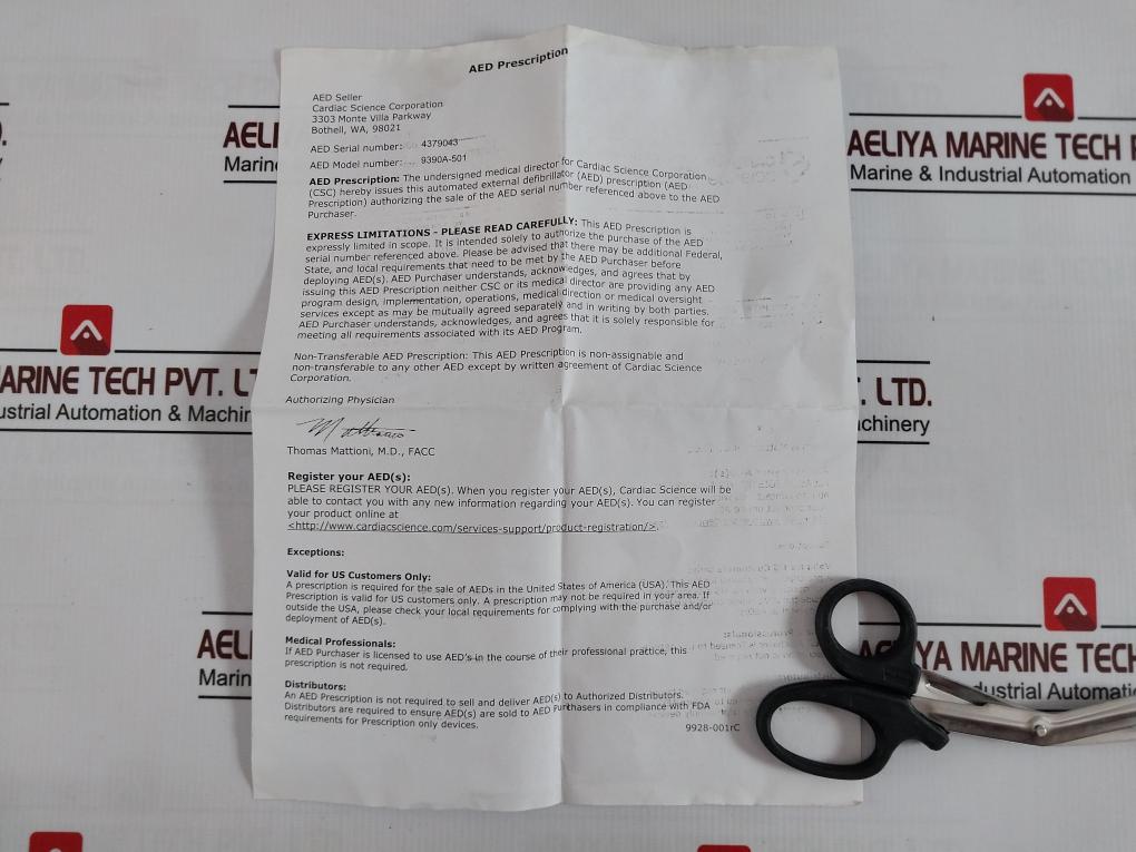 Cardiac Science 9390A-501 Power Kit 8428763017936 112-0038-201 A