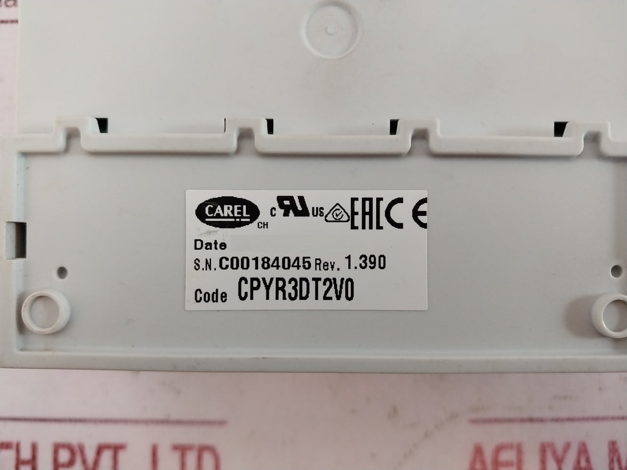 Carel Cpyr3Dt2V0 Cpy Controller Rev.1.390 24Vac 0.75A +15Vdc 30Ma