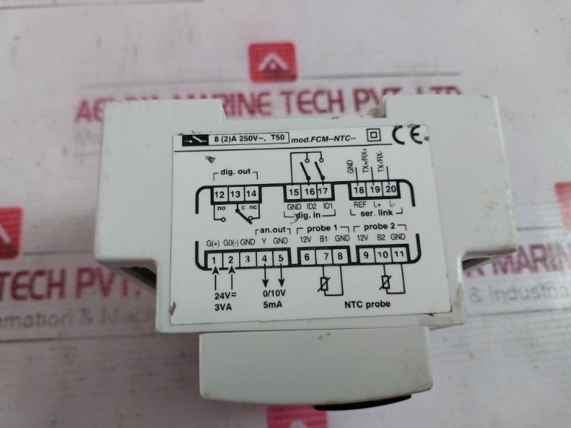 Carel Fcm00Ntc00 Universal Temperature Controller Fcm--ntc-- Rev: 1.14 24V 3Va