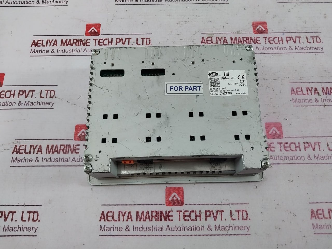 Carel Pgdt07000Fr00 Touch Display 24V 50Hz 1.2A 12-30V 0.9A (Not Working)