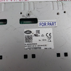 Carel Pgdt07000Fr00 Touch Display Panel 24V 50Hz/1.2A 12-30V-/0.9A