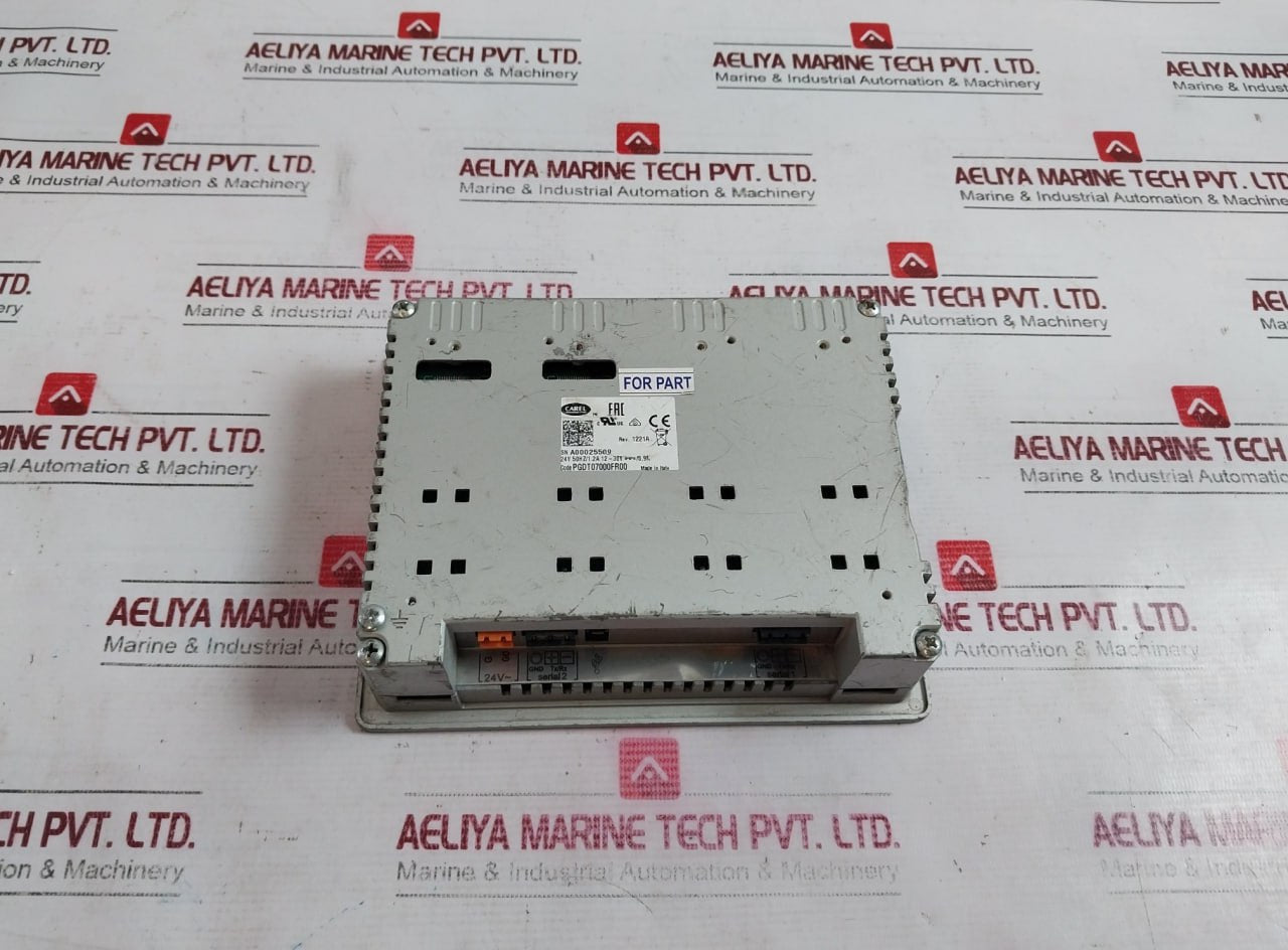 Carel Pgdt07000Fr00 Touch Display Panel 24V 50Hz/1.2A 12-30V-/0.9A