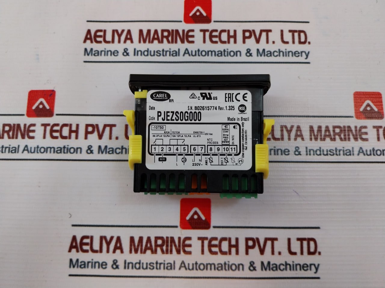 Carel Pjezs0G000 Electronic Controller 250 Vac Rev 1.325