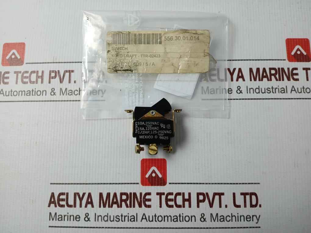Carling 31201 Rocker Switch 10A-15A 125Vac-250Vac For Kold Draft