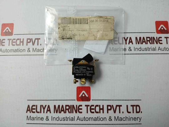 Carling 31201 Rocker Switch 10A-15A 125Vac-250Vac For Kold Draft