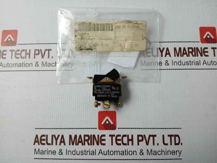 Carling 31201 Rocker Switch 10A-15A 125Vac-250Vac For Kold Draft