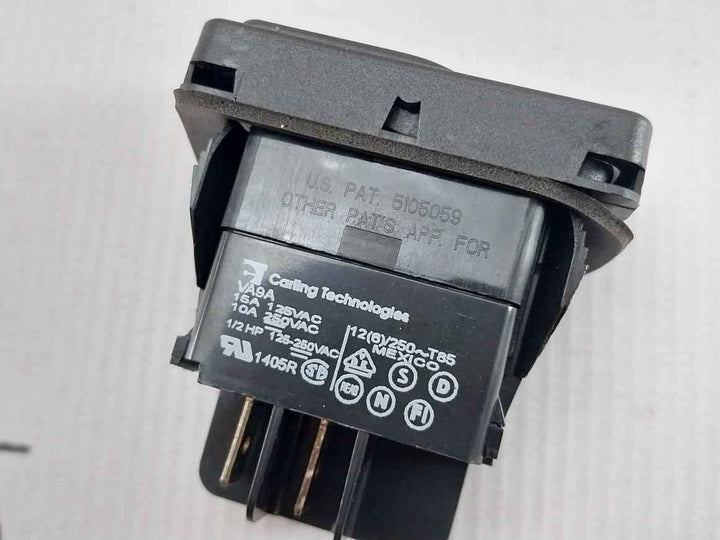 Carling Technologies Va9a Sealed Heat On-off Rocker Switch 15a 125vac / 10a 250vac