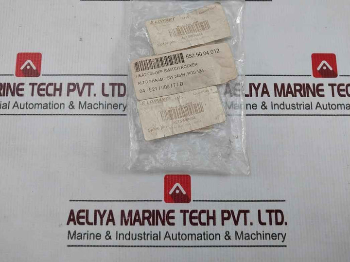 Carling Technologies Va9a Sealed Heat On-off Rocker Switch 15a 125vac / 10a 250vac