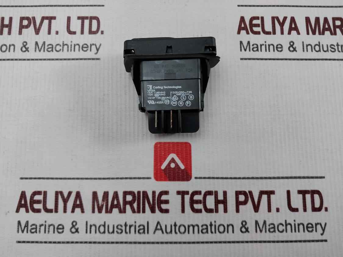 Carling Technologies Va9a Sealed Heat On-off Rocker Switch 15a 125vac / 10a 250vac