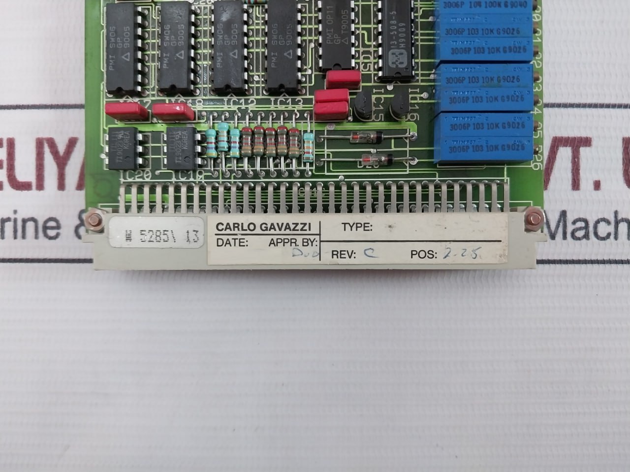Carlo Gavazzi 4014D Printed Circuit Board Rev.C W5285