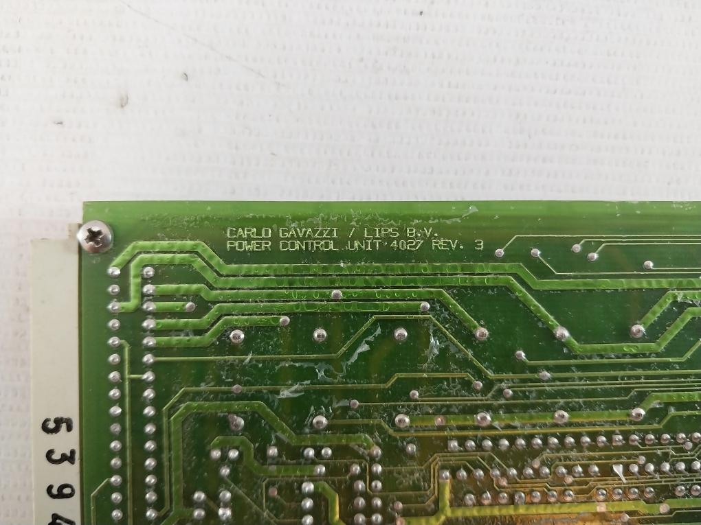 Carlo Gavazzi 4027 Power Control Unit REV: 3