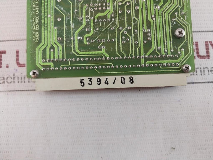 Carlo Gavazzi 4027 Power Control Unit REV: 3