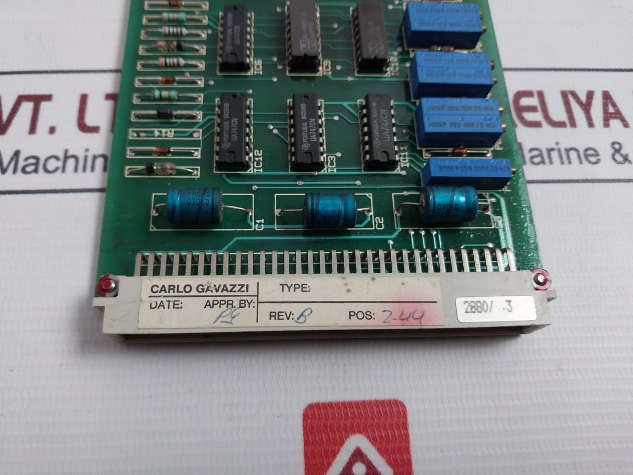 Carlo Gavazzi 4039 Printed Circuit Board Rev B