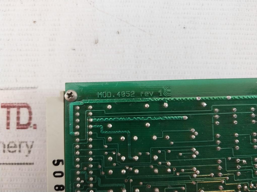 Carlo Gavazzi 4052 Printed Circuit Board 91.4.520 Rev: C