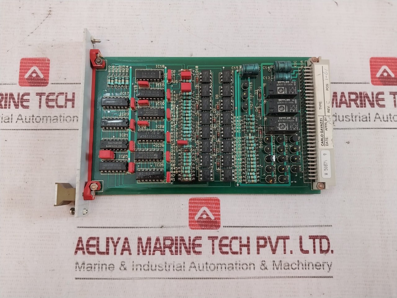 Carlo Gavazzi 4052 Printed Circuit Board 91.4.520 Rev: C