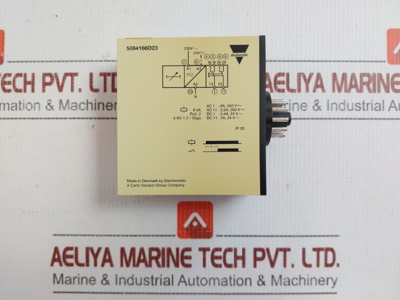 Carlo Gavazzi 50/60Hz Delay On Operate Time Relay 5084166D23