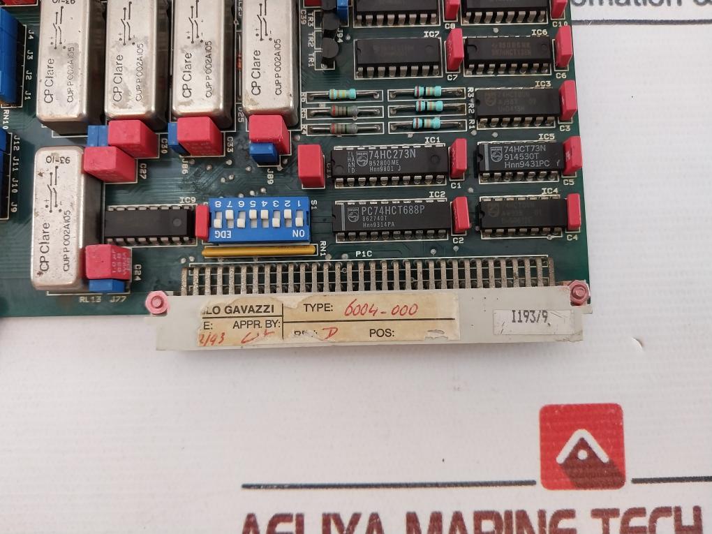 Carlo Gavazzi 6004-000 Printed Circuit Board Rev C,D