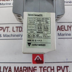 Carlo Gavazzi Cge22-3Sr Electronic Overload Relay Ac100~260V 50/60Hz