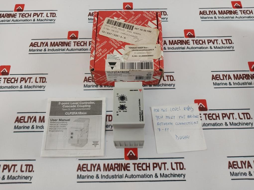 Carlo Gavazzi Clp2fa1b230 Level Sensors, 230v Ac, Master/slave, 2-point Basic