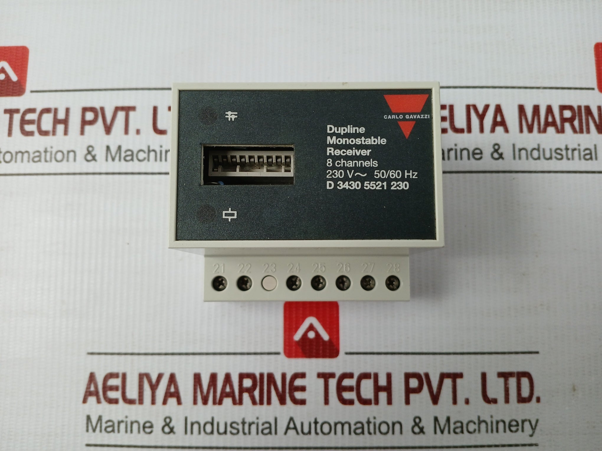 8-channel Monostable Receiver 230V Ac 50/60 Hz Carlo Gavazzi  D 3430 5521 230