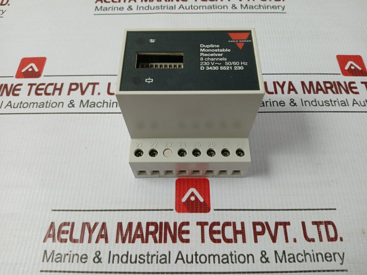 8-channel Monostable Receiver 230V Ac 50/60 Hz Carlo Gavazzi  D 3430 5521 230