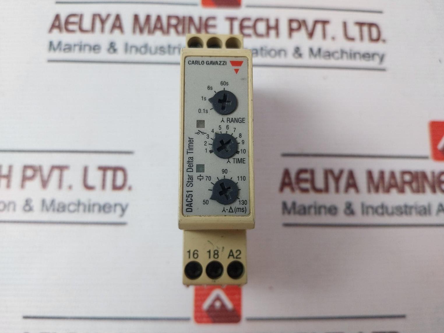 Carlo Gavazzi Dac51Cm24B001 Star Delta Timer 24-240 Vac/Dc, 50-60Hz