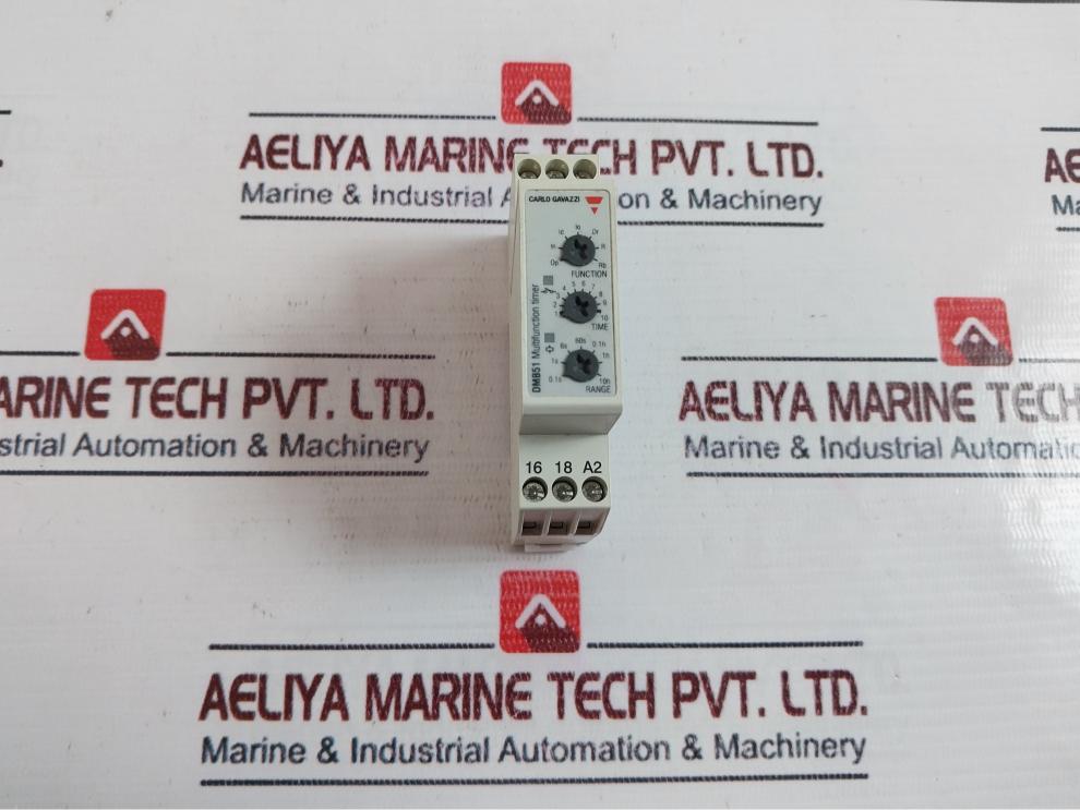 Carlo Gavazzi Dmb51Cm24 Multifunction Timer 0.1S-10H, 24-240 Vac, 50-60Hz