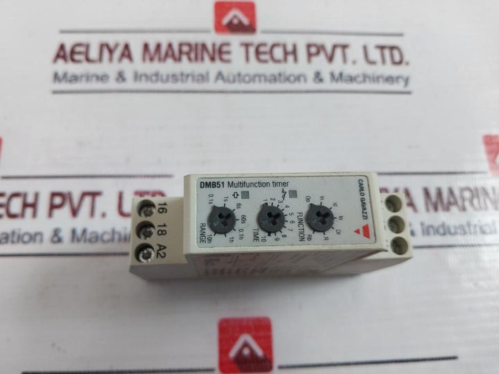 Carlo Gavazzi Dmb51Cm24 Multifunction Timer 0.1S-10H, 24-240 Vac, 50-60Hz