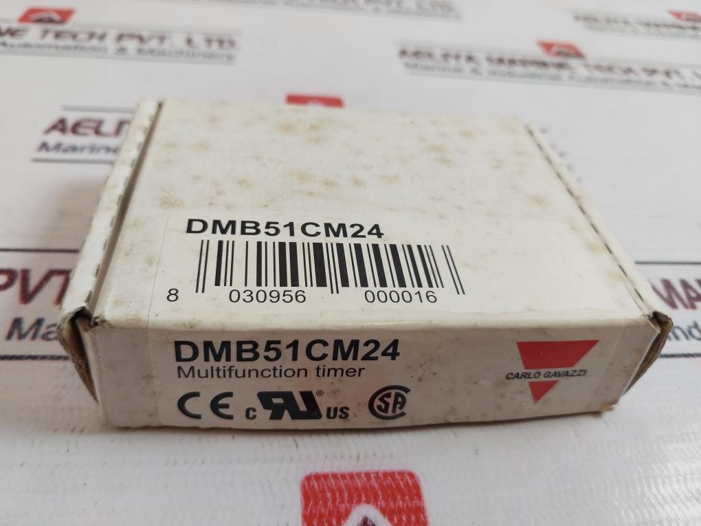 Carlo Gavazzi Dmb51Cm24 Multifunction Timer 0.1S-10H, 24-240 Vac, 50-60Hz