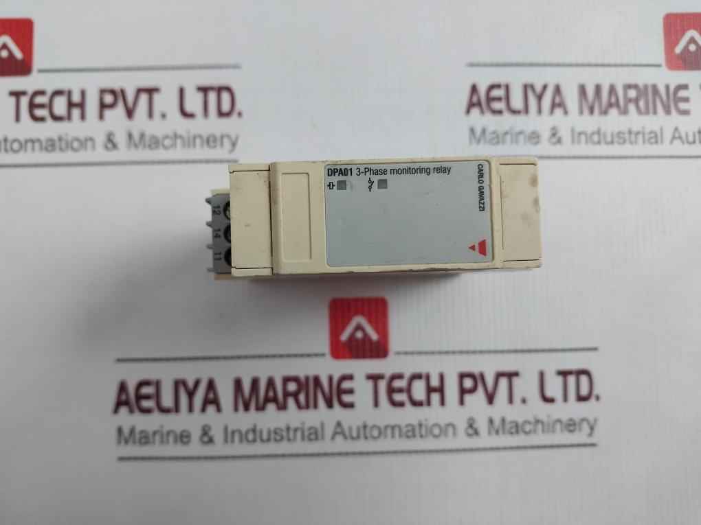 Carlo Gavazzi Dpa01Cm44 3-phase Monitoring Relay 208-480V Ac