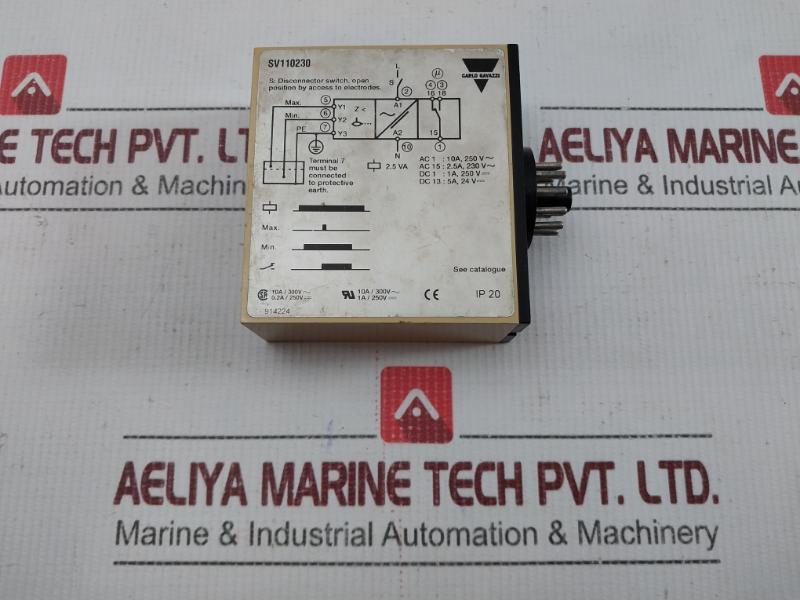 Carlo Gavazzi Dual Level Relay 230V-50/60 Hz Sv 110 230