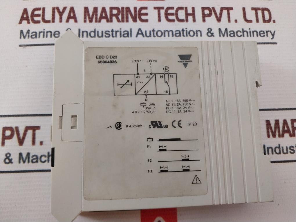 Carlo Gavazzi Ebd C D23 One Shot Timer Relay 5A, 250V