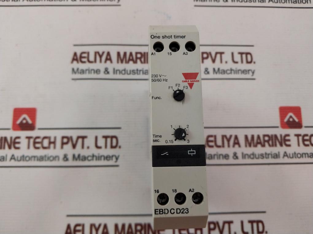 Carlo Gavazzi Ebd C D23 One Shot Timer Relay 5A, 250V