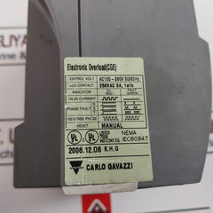 Carlo Gavazzi Empr Electronic Overload (Cge) Cge80-3Sr