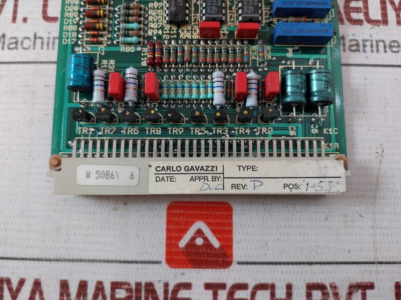 Carlo Gavazzi / Lips Bv 4051 Printed Circuit Board 60807-068 Rev: D