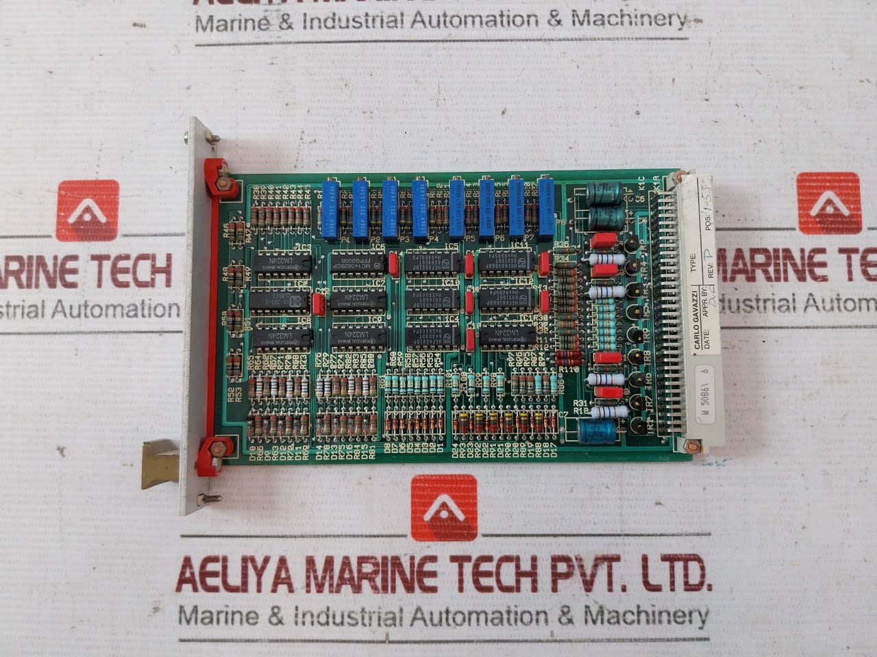 Carlo Gavazzi / Lips Bv 4051 Printed Circuit Board 60807-068 Rev: D