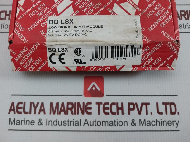 Carlo Gavazzi Low Signal Input Module 20V Dc/Ac Bq Lsx